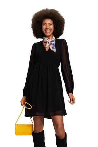 Vestido estilo patinadora - Preto