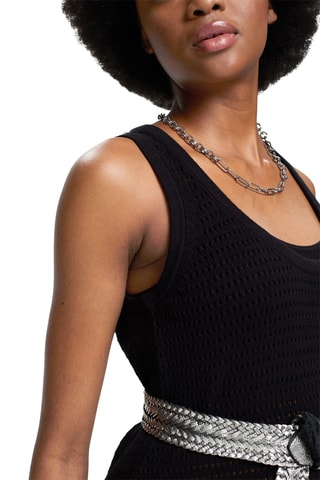 Vestido midi - Preto