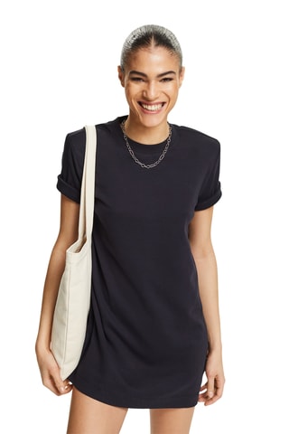 Vestido direito - Preto