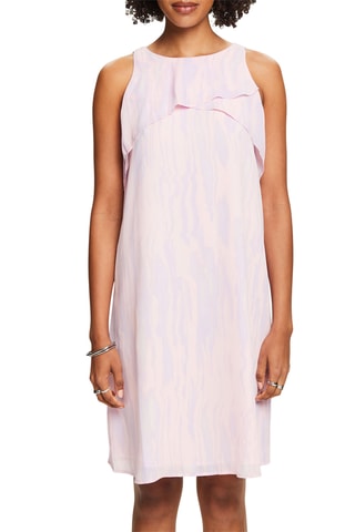 Vestido direito - Rosa-maquilhagem
