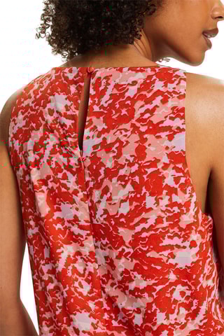 Vestido direito - Laranja