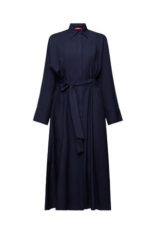 Vestido-camisa - Azul-marinho