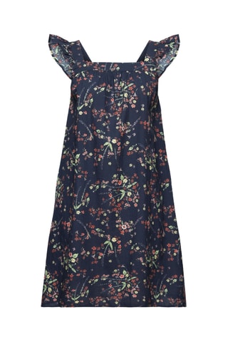 Vestido direito - Azul-marinho