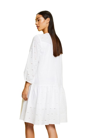 Vestido trapézio - Branco