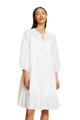 Vestido trapézio - Branco