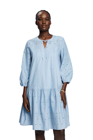 Vestido trapézio - Azul
