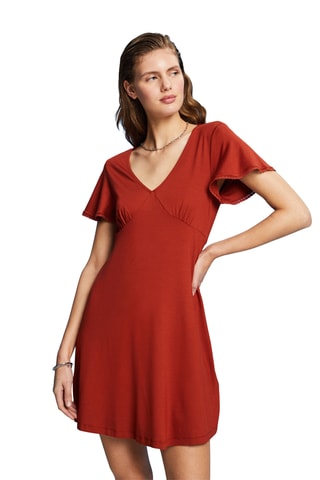 Vestido direito - Laranja