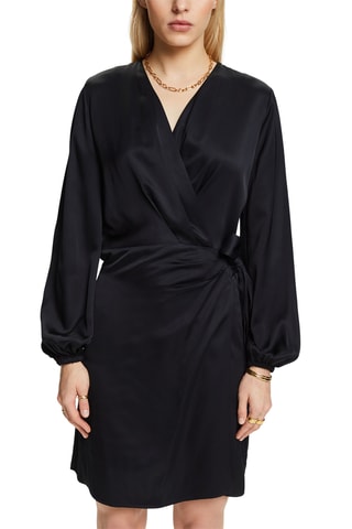 Vestido traçado - Preto