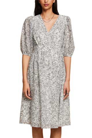 Vestido midi - Cinzento