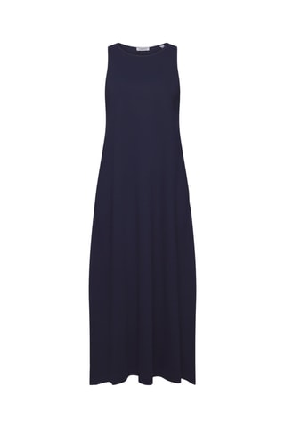 Vestido comprido - Azul-marinho