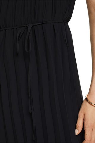 Vestido plissado - Preto