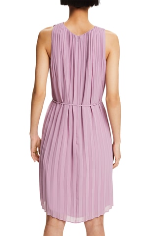 Vestido plissado - Malva