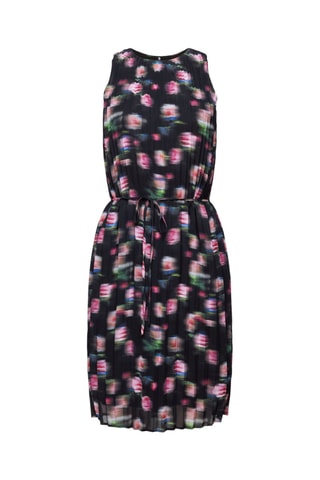 Vestido plissado - Preto
