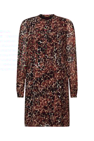 Vestido direito - Castanho