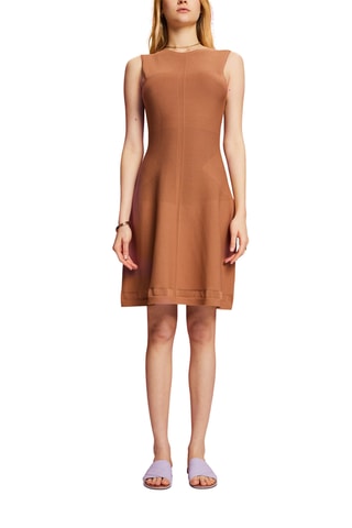 Vestido estilo patinadora - Camel
