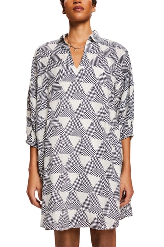 Vestido direito - Azul-escuro