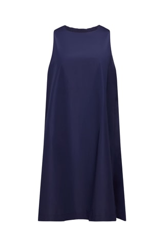 Vestido trapézio - Azul-marinho