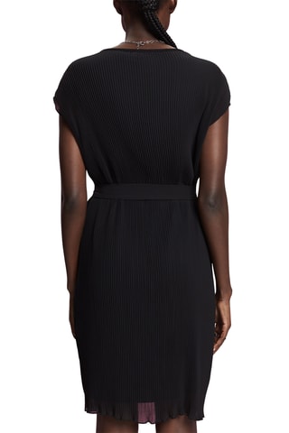 Vestido plissado - Preto
