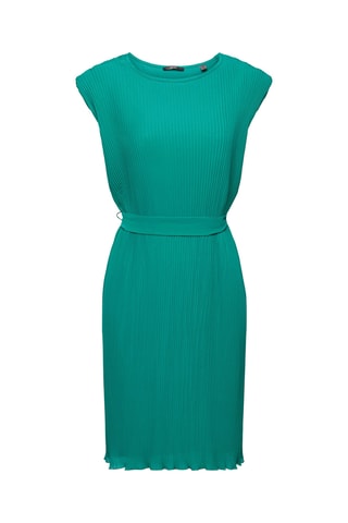 Vestido direito - Verde-esmeralda