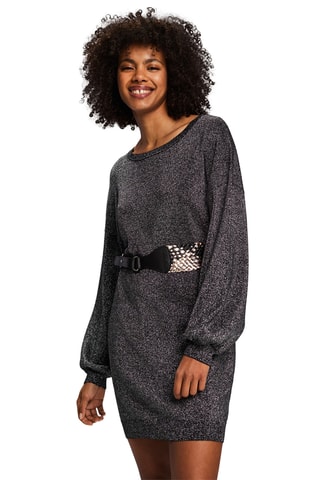 Vestido direito - Preto