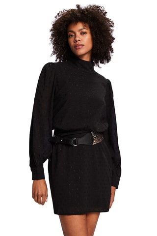 Vestido estilo patinadora - Preto