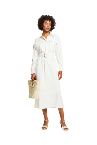 Vestido midi - Branco