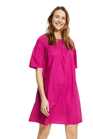Vestido trapézio - Fúcsia