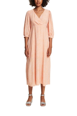 Vestido midi - Laranja