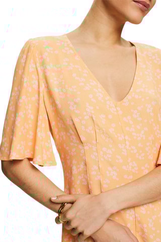 Vestido direito - Laranja
