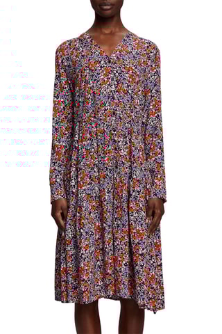 Vestido midi - Azul-marinho