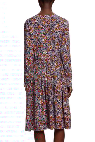 Vestido midi - Azul-marinho