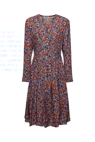 Vestido midi - Azul-marinho