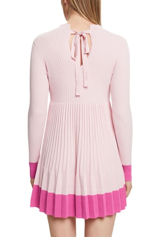 Vestido plissado - Rosa-maquilhagem
