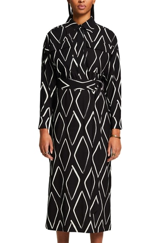 Vestido midi - Preto