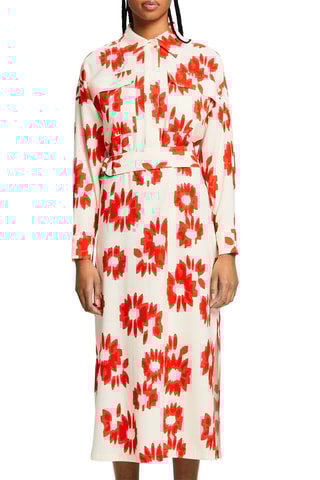 Vestido midi - Cru