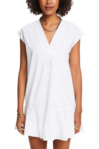 Vestido trapézio - Branco