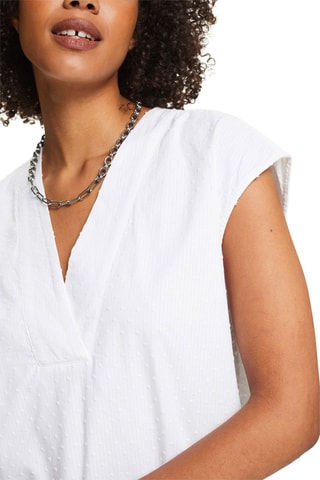 Vestido trapézio - Branco