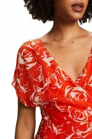 Vestido midi - Laranja