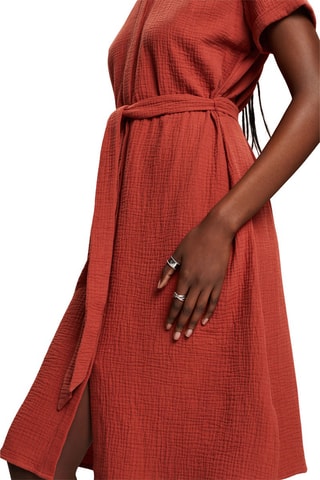 Vestido-camisa - Laranja