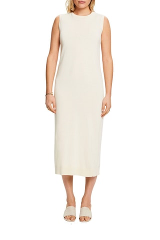 Vestido justo - Bege