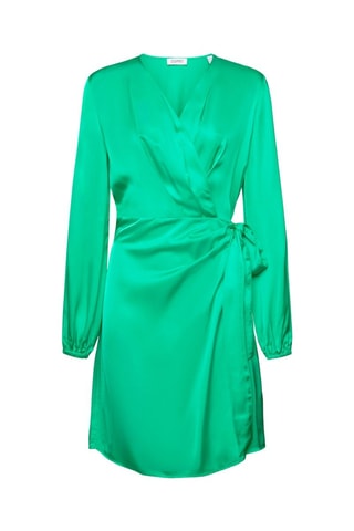 Vestido traçado - Verde-escuro