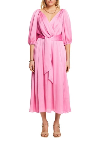 Vestido traçado - Rosa
