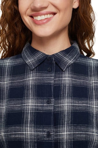 Vestido-camisa - Azul-marinho