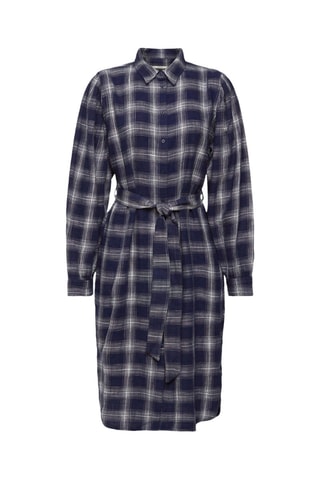 Vestido-camisa - Azul-marinho