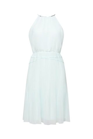 Vestido direito - Verde-água
