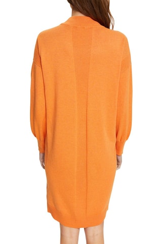 Vestido-camisola em algodão biológico - Laranja