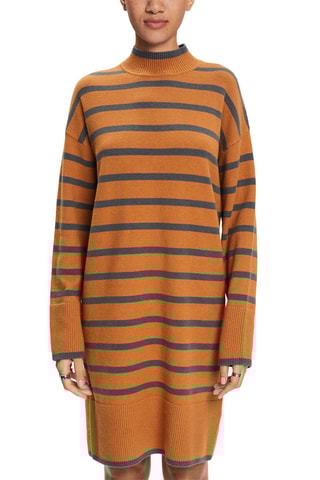 Vestido-camisola - Camel