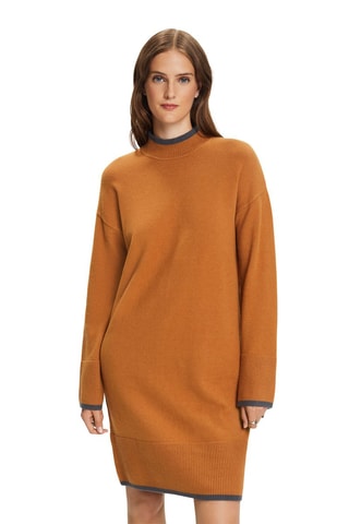 Vestido-camisola - Camel