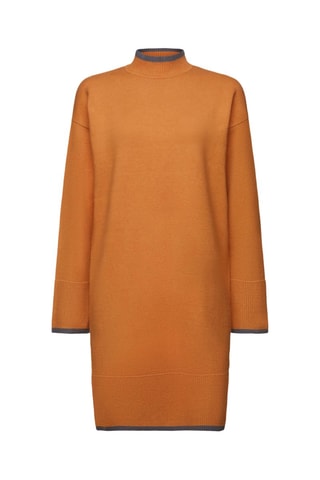 Vestido-camisola - Camel