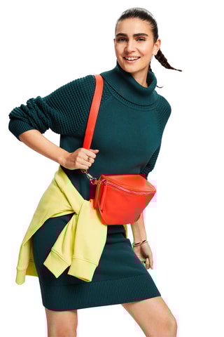 Vestido-camisola - Verde-esmeralda